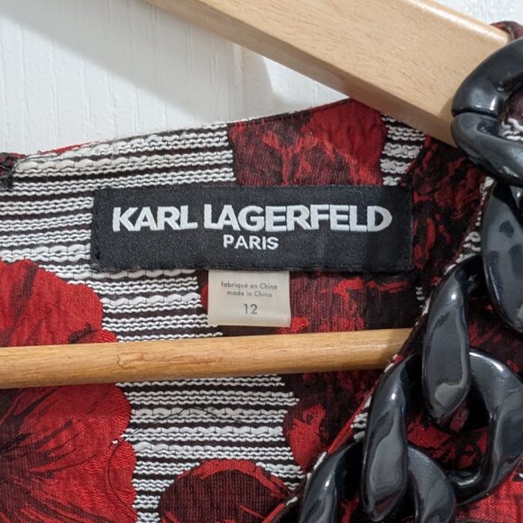 Karl Lagerfeld Tapestry Dress - Picture 5 of 6